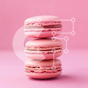 Σετ των 2 Intra Συλλεκτικό Ξύλινο Παζλ Plywood  4mm - Στοιβαγμένα ροζ μακαρόν Σε Ξύλινο Κουτί - Διαστάσεις: 10x10 cm – 25 κομμάτια