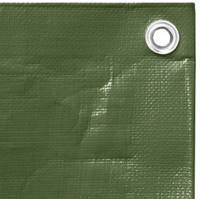 Μουσαμάς Πράσινος 260 γρ./μ.² 6 x 6 μ. από HDPE - Πράσινο
