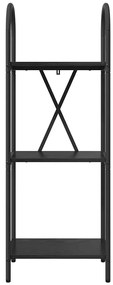 vidaXL Ράφι Βιβλίων Μαύρη δρυς 40 x 30 x 109 εκ Επεξεργασμένο ξύλο