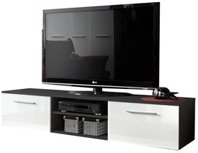 Έπιπλο τηλεόρασης Bono II-Μαύρο - Λευκό