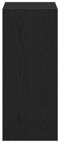 vidaXL Βιβλιοθήκη Μαύρη δρυς 40 x 30 x 71.5 εκ. Επεξεργασμένο ξύλο