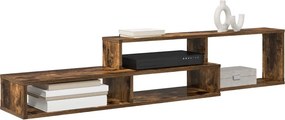 vidaXL ΡάφιΤηλεόρασηςΤοίχου 150x25x28,5εκ Επεξεργασμένο ξύλο