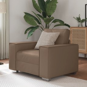 vidaXL Καρέκλα Sofa  καφέ 59 εκ σε ψεύτικο δέρμα