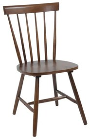Ε7054 SALOON Καρέκλα Καρυδί  49x54x89cm Ξύλο, , 4 Τεμάχια