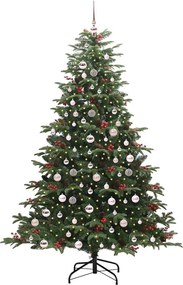 vidaXL Τεχνητό Χριστουγεννιάτικο Δέντρο με 300 LED Πράσινο 210 cm
