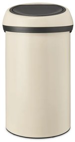 Brabantia Touch Bin 1005510, 60 l, Ομαλό και αθόρυβο άνοιγμα, Μπεζ