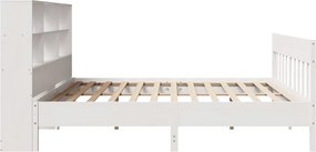 vidaXL Σκελετός Κρεβ. Χωρίς Στρώμα Λευκό 180x200 εκ Μασίφ Πεύκο