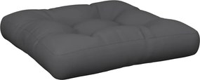 vidaXL Μαξιλάρι Παλέτας Ανθρακί 60 x 61,50 x 12 εκ. Υφασμάτινο