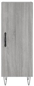 vidaXL Ντουλάπι Γκρι Sonoma 34,5x34x90 εκ. από Επεξεργασμένο Ξύλο