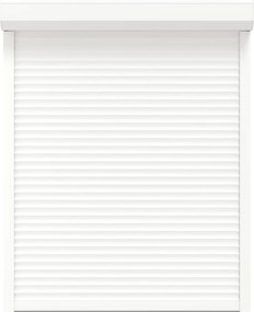 vidaXL Ρολό εισόδου Λευκός 120 x 150 cm Αλουμίνιο και Πολυουρεθάνη