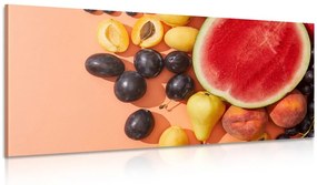 Εικόνα ζουμερά καλοκαιρινά φρούτα - 100x50