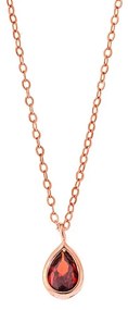 Μενταγιόν Senza Silver 925 Rose Gold Plated