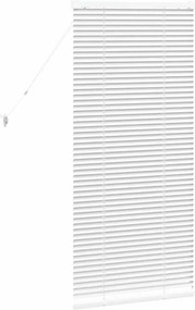 vidaXL Βενετσιάνικες Ρόδες Λευκό 130 x 55 εκ Αλουμίνιο