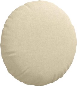 vidaXL Μαξιλάρια καθισμάτων 2 pcs ύφασμα Κρεμ Ø50 x 19 εκ