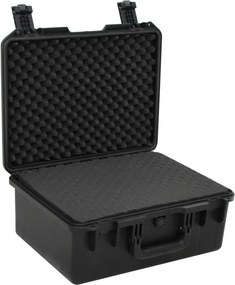 vidaXL Θήκη Πτήσης Φορητή Μαύρη 49x38x23 εκ. από Πολυπροπυλένιο