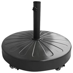 ΒΑΣΗ ΤΣΙΜΕΝΤΕΝΙΑ 50kg ΣΤΡΟΓΓΥΛΗ ΜΕ ΜΕΤΑΛΛΙΚΗ ΟΨΗ-ΜΑΥΡΟ ΧΡΩΜΑ -ΜΕ ΡΟΔΕΣ ΜΕΤΑΦΟΡΑΣ velco-381-6485