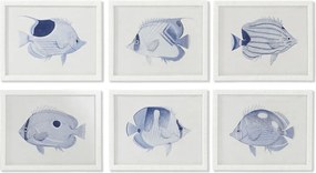 Πίνακας Home ESPRIT Μεσογείακός 50 x 2,5 x 40 cm (x6)