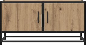 vidaXL Ντουλάπι TV 80 x 34,5 x 40 εκ Artisan Δρυς Επεξεργασμένο Ξύλο