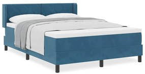 vidaXL Κρεβάτι με Ελατήρια και Στρώμα Μαύρο 100x200 εκ. Βελούδο