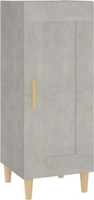vidaXL Ντουλάπι Γκρι Σκυροδέματος 34,5x34x90 εκ. Επεξεργασμένο Ξύλο
