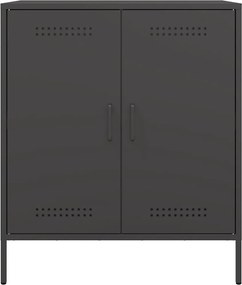 vidaXL Ντουλάπι Μαύρο 68x39x79 εκ. από Ατσάλι