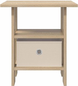 VidaXL Κομοδίνο Δρύς Sonoma 41 x 40 x 45 εκ Επεξεργασμένο Ξύλο