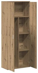 vidaXL Υψηλόμπαρο artisan δρυς 70 x 35 x 180 εκ. Επεξεργασμένο ξύλο