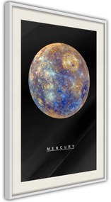 Αφίσα - The Solar System: Mercury - 40x60 - Μαύρο - Χωρίς πασπαρτού