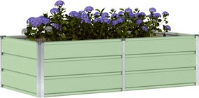 vidaXL Γλάστρα Πράσινο 160 x 80 x 45 cm Ατσάλι