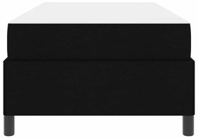 vidaXL Κρεβάτι με ελατήρια Μαύρο 90 x 190 cm