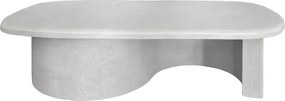 Τραπέζι σαλονιού Verven pakoworld mdf λευκό 120x60x32εκ
