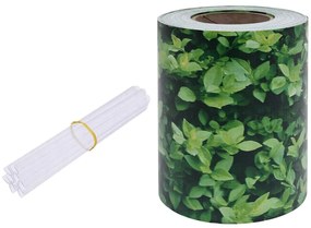 vidaXL Περίφραξη Προστατευτική Πράσινη 35 x 0,19 μ. από PVC