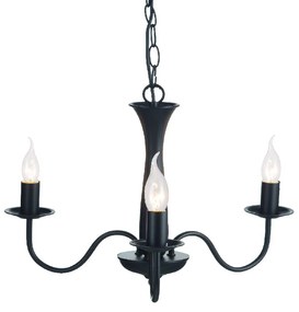 Φωτιστικό Οροφής Elegant DLA12013PB Black Metal