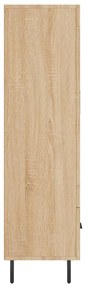 vidaXL Ντουλάπα Sonoma Δρυς 69,5 x 31 x 115 εκ. από Επεξεργασμένο Ξύλο