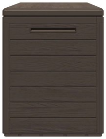 vidaXL Μπαούλο Αποθήκευσης Κήπου Καφέ 116 x 44 x 55 εκ.