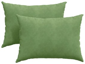 vidaXL Μαξιλάρι Καναπέ 2 pcs Ανοιχτό πράσινο 70 x 50 cm