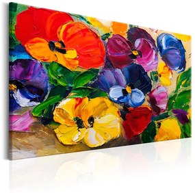 Πίνακας - Spring Pansies 90x60