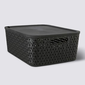 Καλάθι Αποθήκευσης (40x30.5x15) F-V Tressy Black 209336A