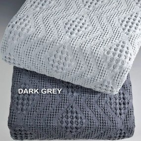 Κουβέρτα ΣΧ.871 D.Grey Down Town Queen Size 230x260cm 100% Βαμβάκι