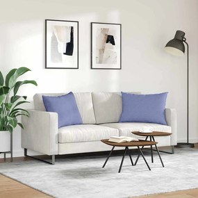vidaXL Μαξιλάρι Καναπέ 2 pcs Μπλε τζην 70 x 50 cm ύφασμα