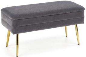 Πουφ Lavyn-Gkri-Xryso - 78.00Χ42.00Χ37.00cm