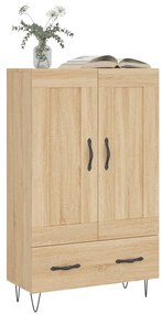 vidaXL Ντουλάπα Sonoma Δρυς 69,5 x 31 x 115 εκ. από Επεξεργασμένο Ξύλο