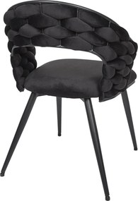 ΚΑΡΈΚΛΕΣ &amp; ΠΟΛΥΘΡΌΝΕΣ SAWYER CHAIR BLACK A1 HD0359