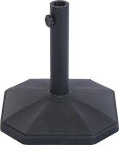 Βάση ομπρέλας Home ESPRIT Μαύρο 37 X 37 X 39 CM