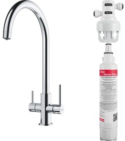 Franke Lina Clear Water Μπαταρία φιλτραρίσματος νερού Chrome