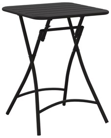 vidaXL Πτυσσόμενο Τραπέζι Κήπου - Ανθρακί - 55x55x73 εκ. - Ατσάλι