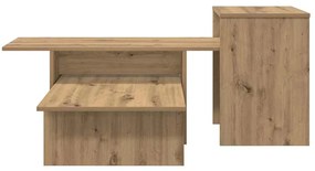 vidaXL Τραπέζι κονσόλας Artisan Oak 91,5 x 35 x 38,5 εκ