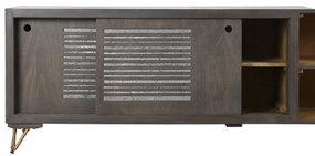 Τηλεόραση DKD Home Decor Μέταλλο Καφέ Ξύλο από Μάνγκο 160 x 40 x 50 cm