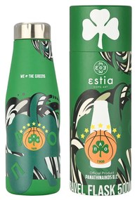 ESTIA ΘΕΡΜΟΣ TRAVEL FLASK PANATHINAIKOS BC EDITION WE THE GREENS 500ml