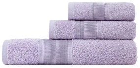 Πετσέτες Oasis (Σετ 3τμχ) Lilac Nima Towels Set 70x140cm 100% Cotton